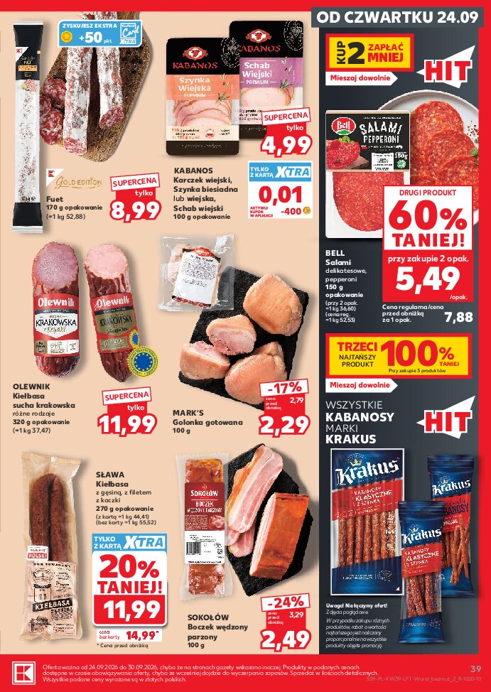Gazetka Kaufland 24/09/2026 – 30/09/2026 - gazetki promocyjne str. 39