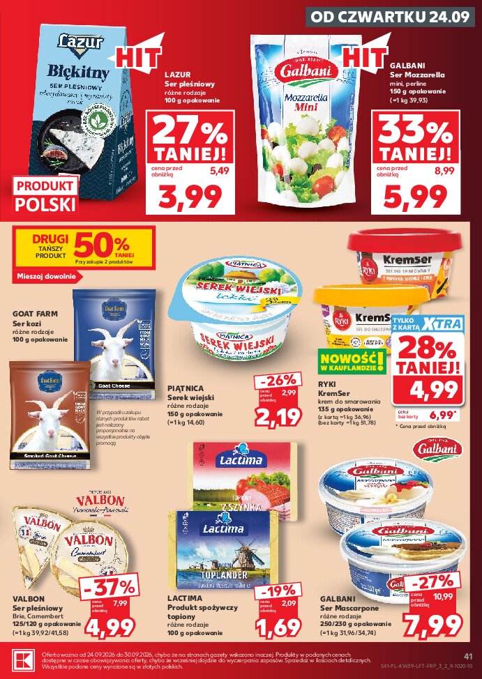 Gazetka Kaufland 24/09/2026 – 30/09/2026 - gazetki promocyjne str. 41