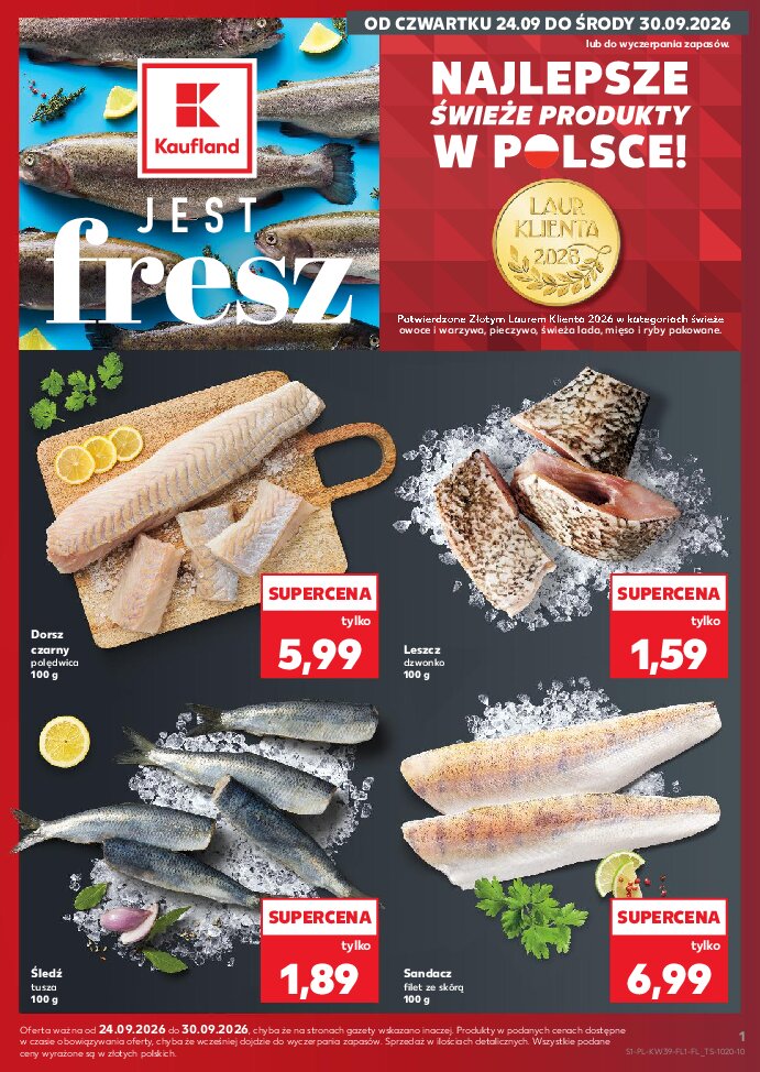 Gazetka Kaufland 24/09/2026 – 30/09/2026 - gazetki promocyjne str. 1