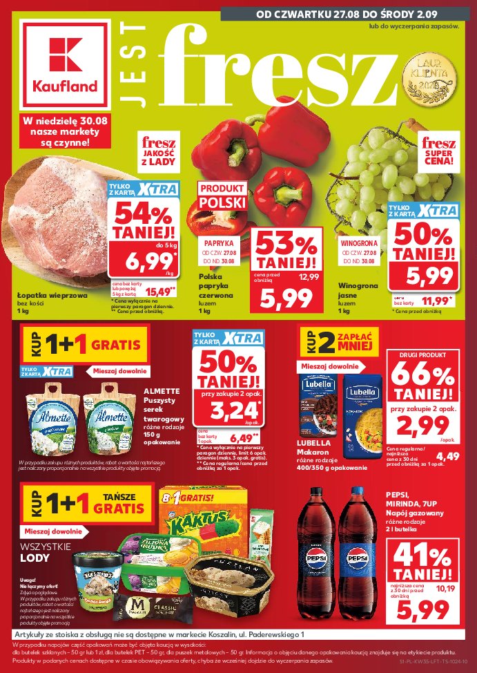 Gazetka Kaufland 27/08/2026 – 02/09/2026