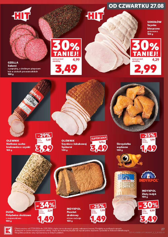 Gazetka Kaufland 27/08/2026 – 02/09/2026 - gazetki promocyjne str. 27