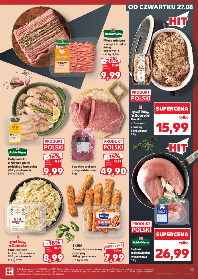 Gazetka Kaufland 27/08/2026 – 02/09/2026 - gazetki promocyjne str. 33