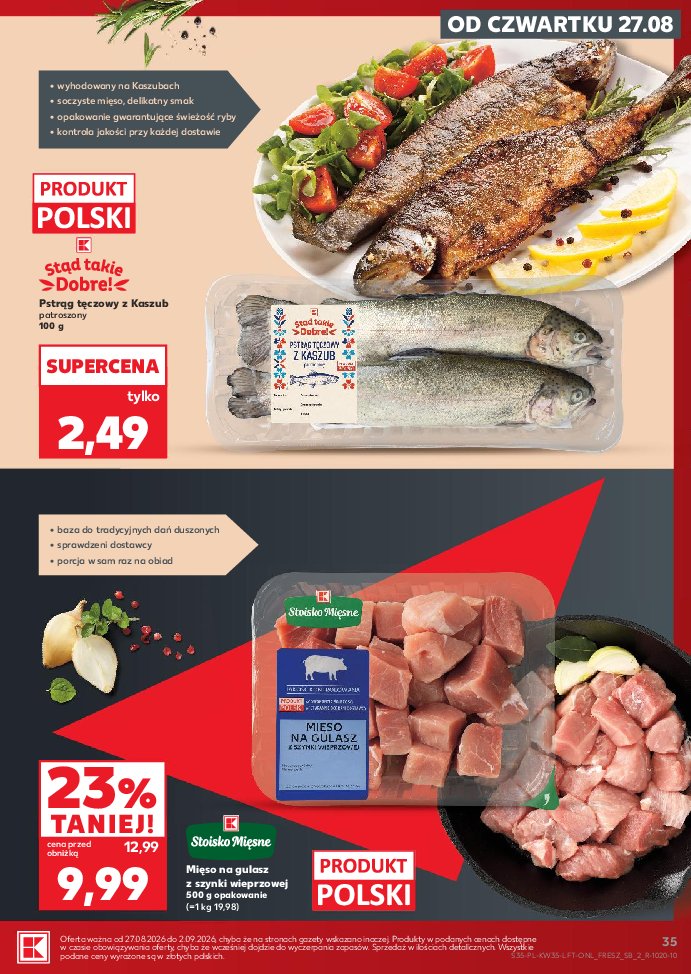 Gazetka Kaufland 27/08/2026 – 02/09/2026 - gazetki promocyjne str. 35