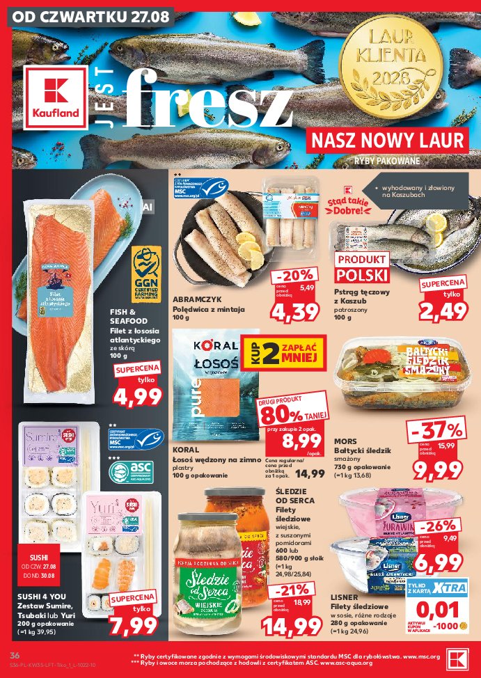Gazetka Kaufland 27/08/2026 – 02/09/2026 - gazetki promocyjne str. 36