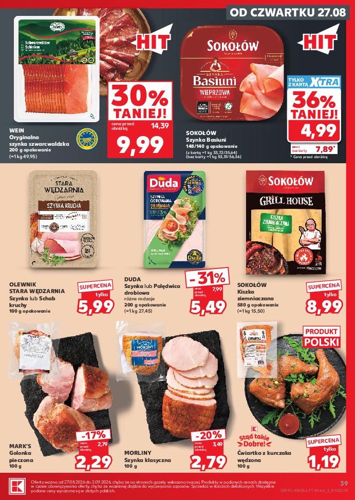 Gazetka Kaufland 27/08/2026 – 02/09/2026 - gazetki promocyjne str. 39