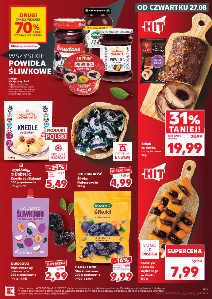 Gazetka Kaufland 27/08/2026 – 02/09/2026 - gazetki promocyjne str. 43