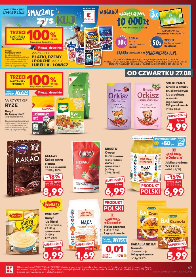 Gazetka Kaufland 27/08/2026 – 02/09/2026 - gazetki promocyjne str. 47