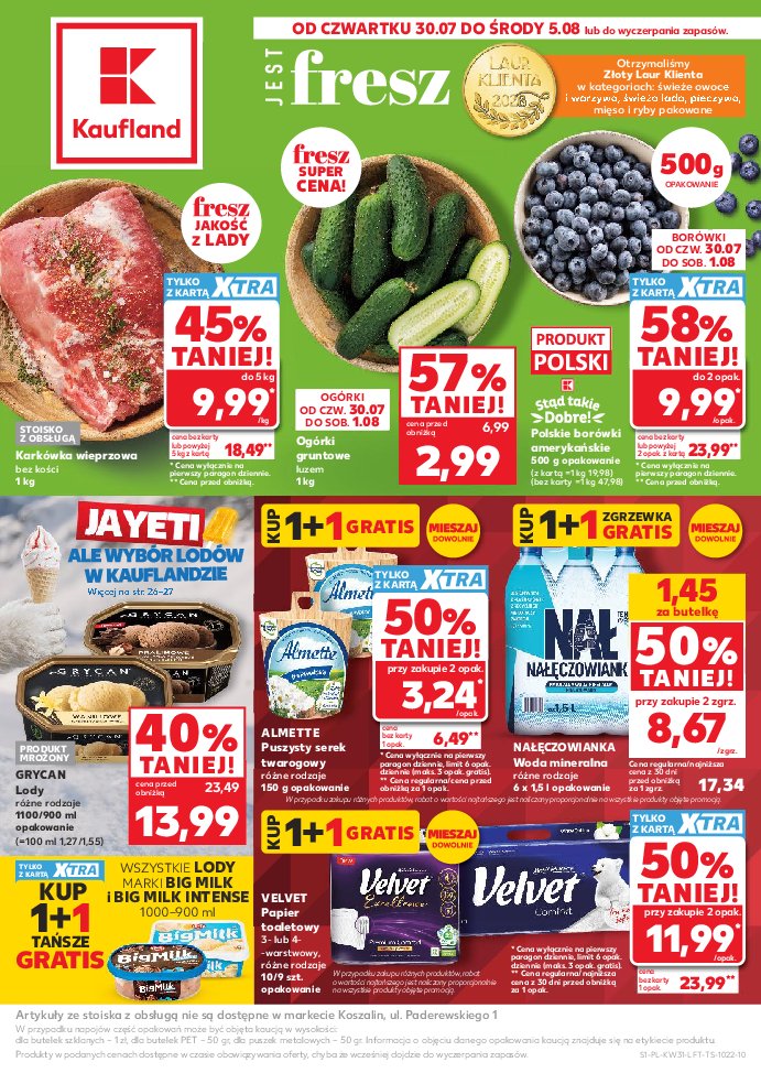 Gazetka Kaufland 30/07/2026 – 05/08/2026