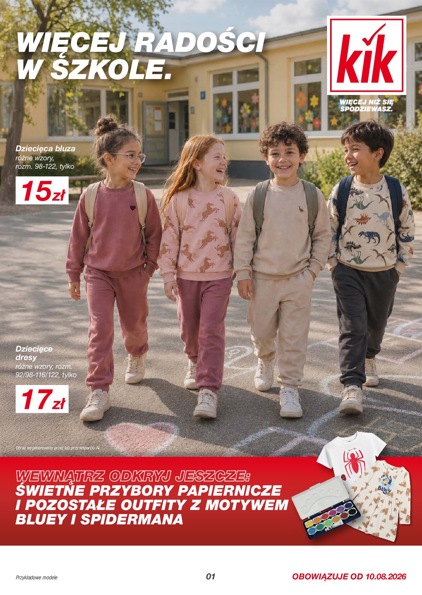Gazetka Kik 10/08/2026 – 10/09/2026 - strona 1
