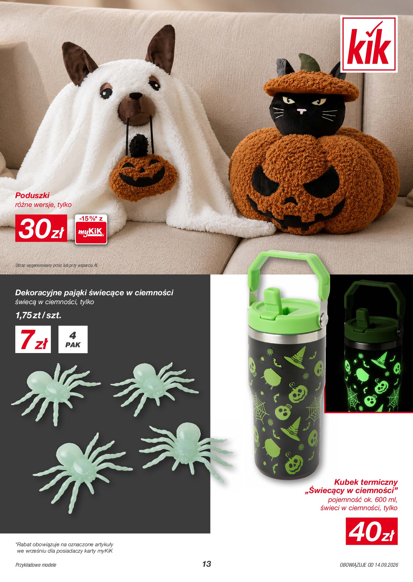 Gazetka Kik 14/09/2026 – 14/10/2026 - gazetki promocyjne str. 13