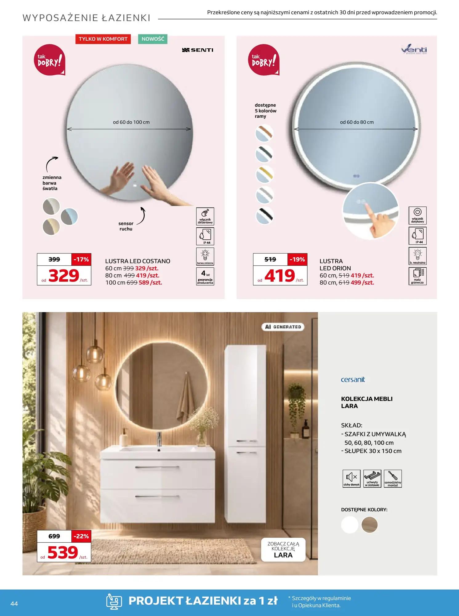 Gazetka Komfort 16/09/2026 - 27/10/2026 - gazetki promocyjne str. 44