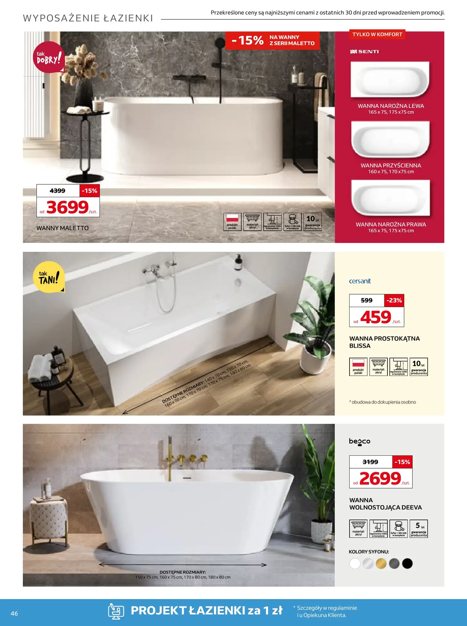 Gazetka Komfort 16/09/2026 - 27/10/2026 - gazetki promocyjne str. 46