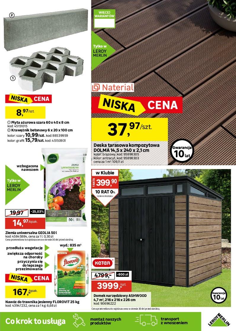 Gazetka Leroy-merlin 12/08/2026 – 08/09/2026 - gazetki promocyjne str. 25