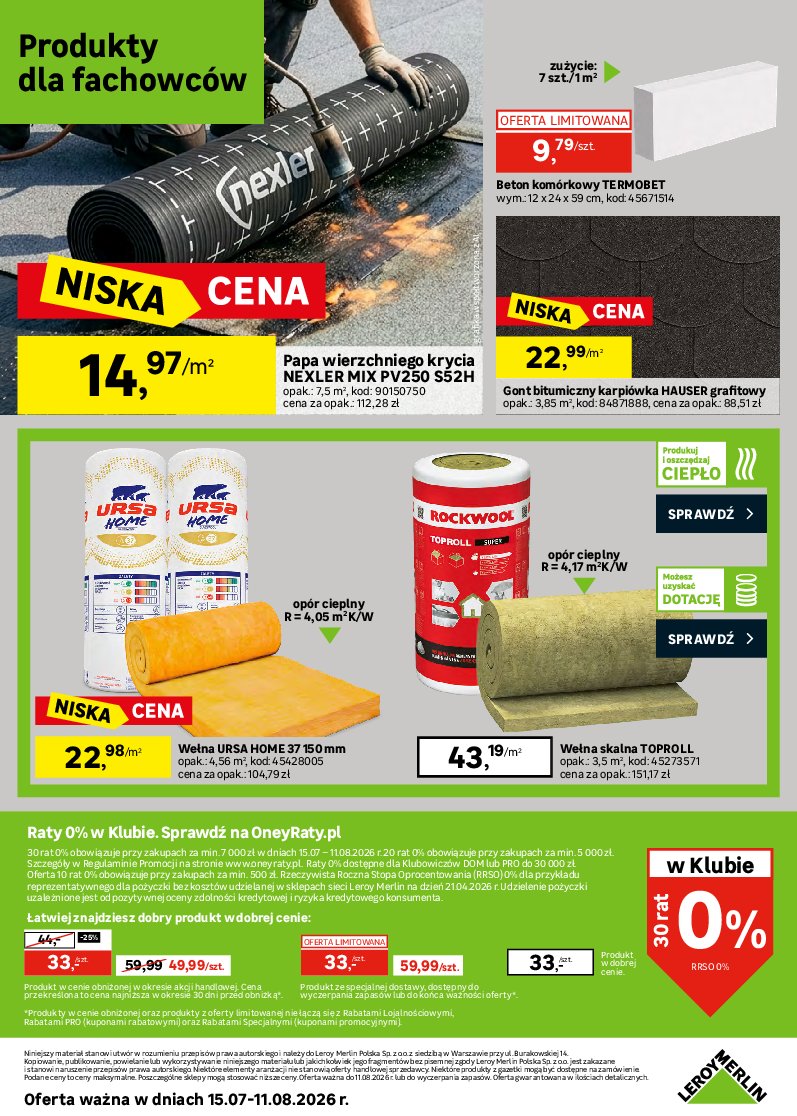 Gazetka Leroy-merlin 15/07/2026 – 11/08/2026 - strona 40