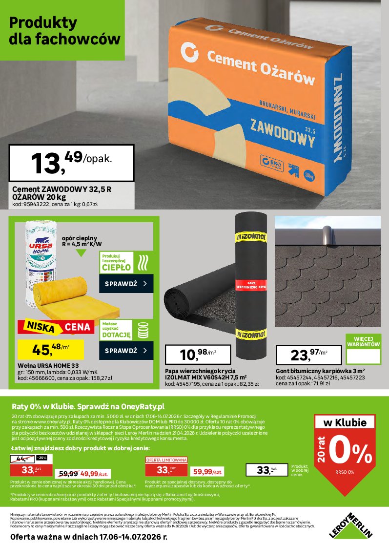 Gazetka Leroy-merlin 17/06/2026 – 14/07/2026 - gazetki promocyjne str. 42