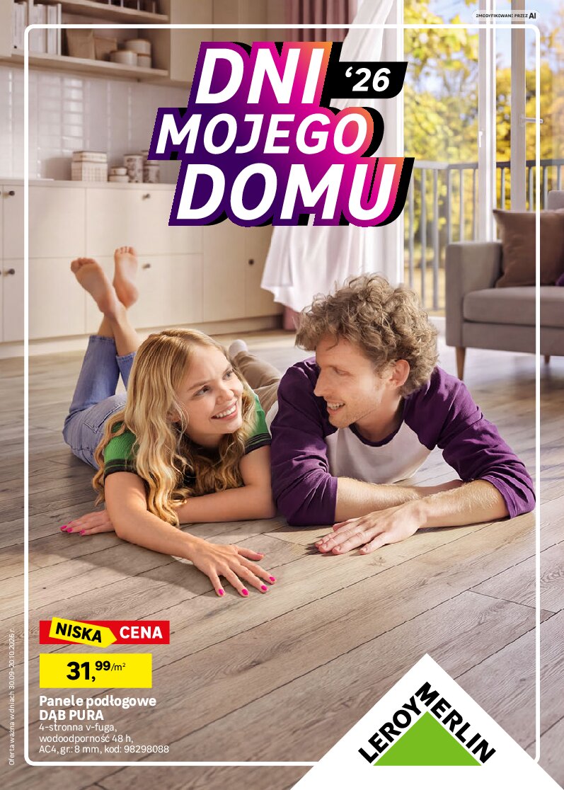 Gazetka Leroy-merlin 30/09/2026 – 20/10/2026 - gazetki promocyjne str. 1
