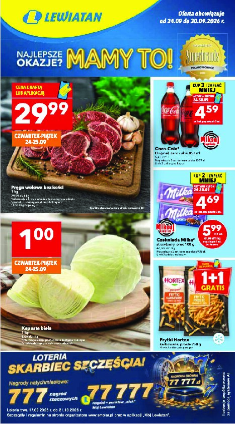 Gazetka Lewiatan 01/10/2026 – 07/10/2026 - gazetki promocyjne str. 1