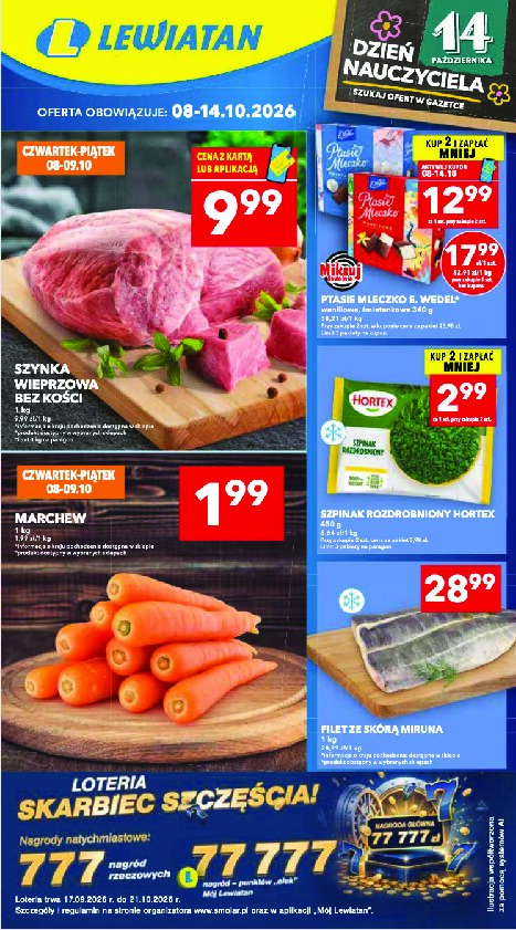 Gazetka Lewiatan 08/10/2026 – 14/10/2026 - gazetki promocyjne str. 1