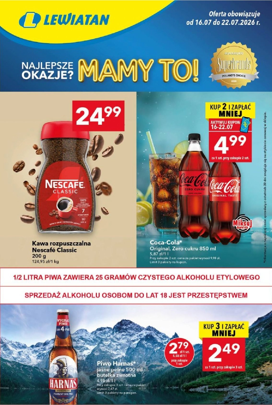 Gazetka Lewiatan 16/07/2026 – 22/07/2026 - strona 1