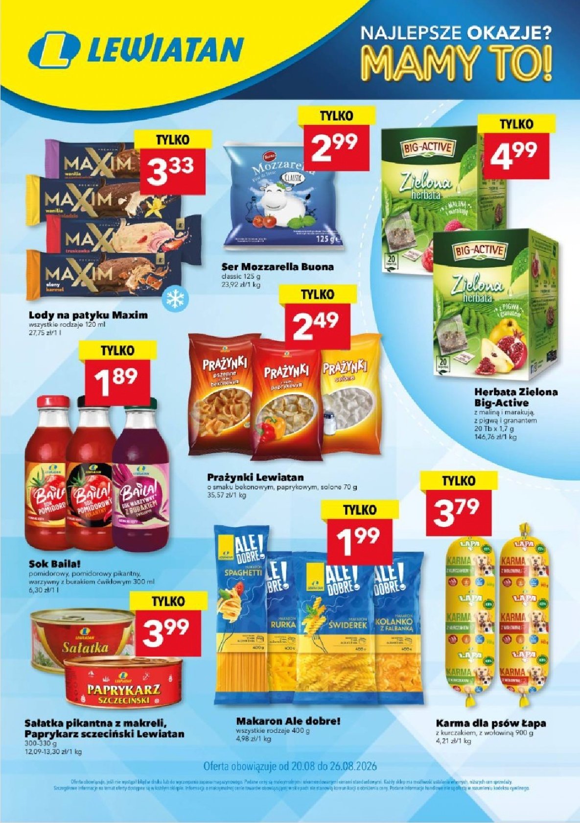Gazetka Lewiatan 20/08/2026 – 26/08/2026