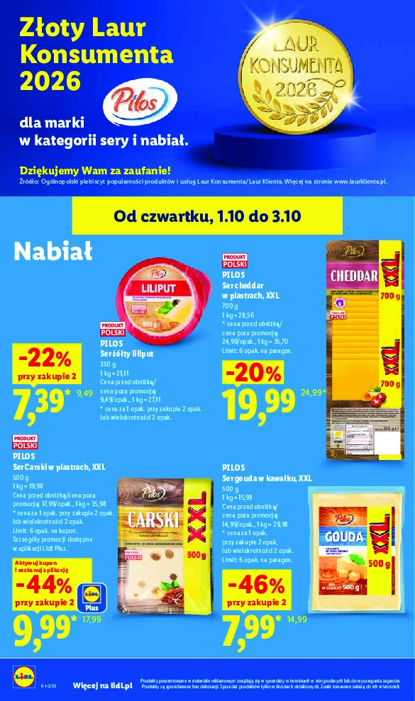Gazetka Lidl 01/10/2026 – 03/10/2026 - gazetki promocyjne str. 60