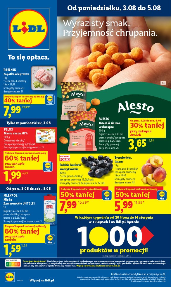 Gazetka Lidl 03/08/2026 – 05/08/2026
