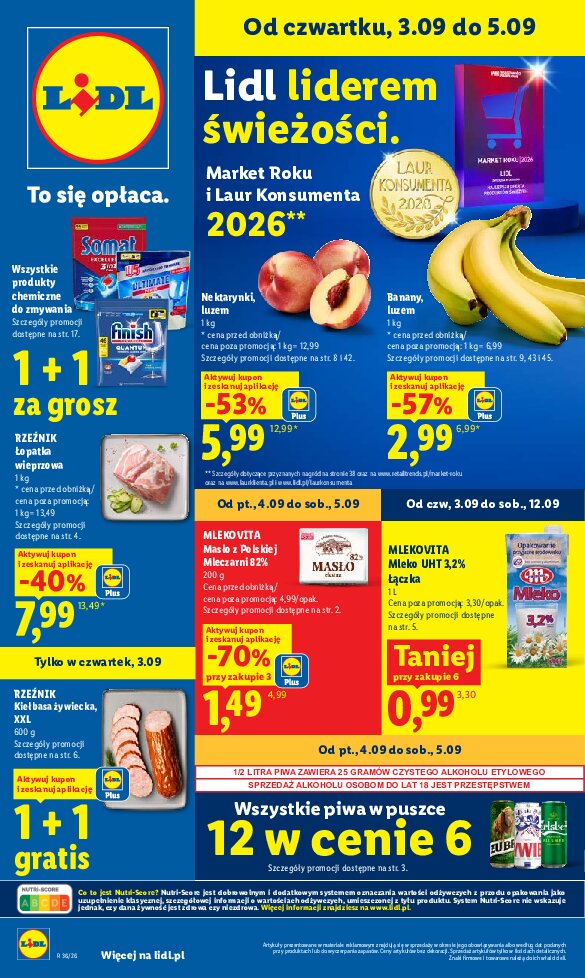 Gazetka Lidl 03/09/2026 – 05/09/2026 - gazetki promocyjne str. 1