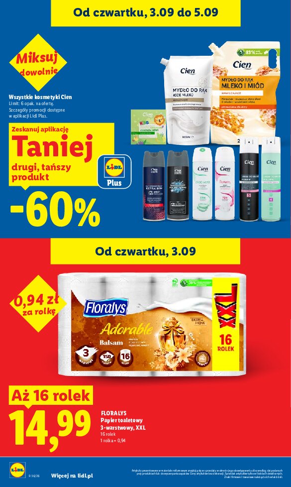 Gazetka Lidl 03/09/2026 – 05/09/2026 - gazetki promocyjne str. 16