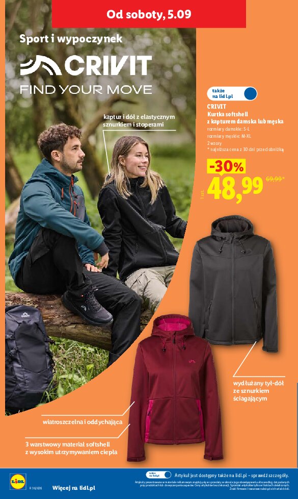 Gazetka Lidl 03/09/2026 – 05/09/2026 - gazetki promocyjne str. 36