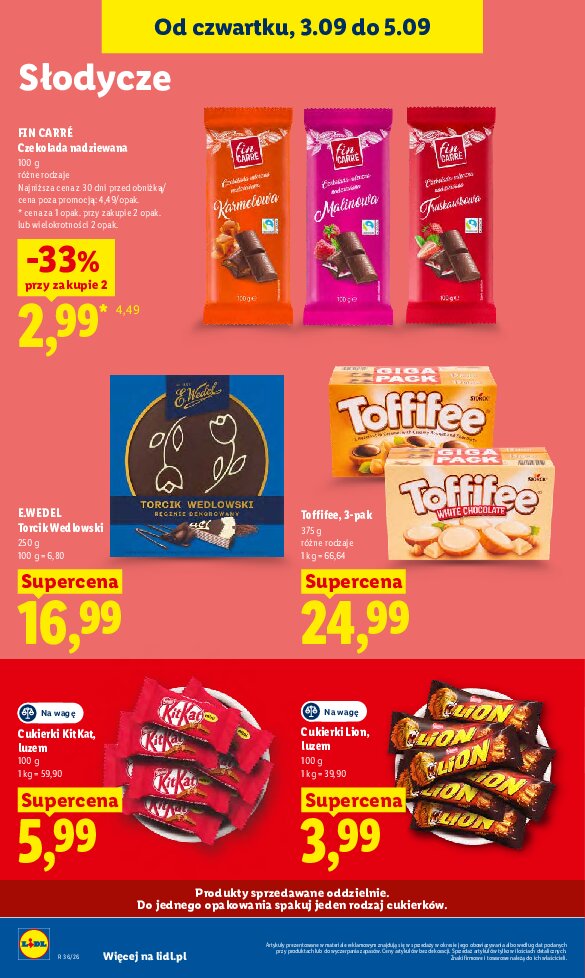 Gazetki promocyjne – słodycze - gazetki promocyjne str. 6