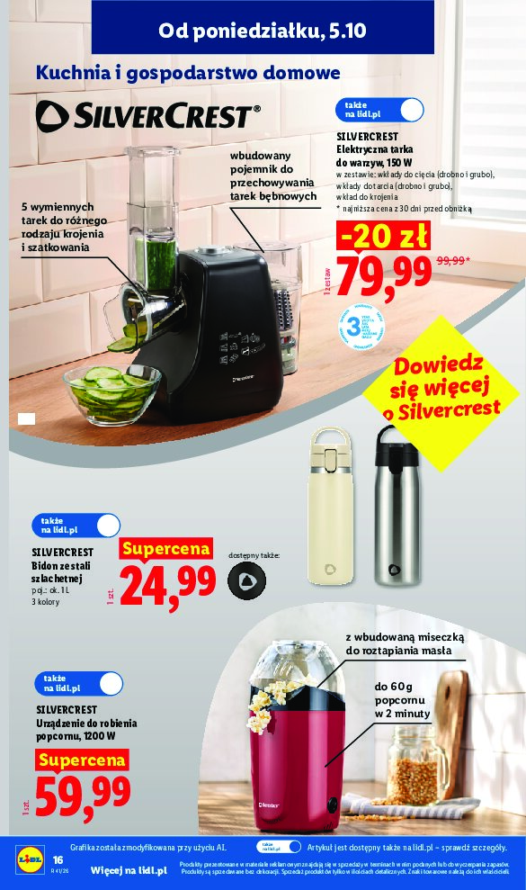 Gazetka Lidl 05/10/2026 – 10/10/2026 - gazetki promocyjne str. 20