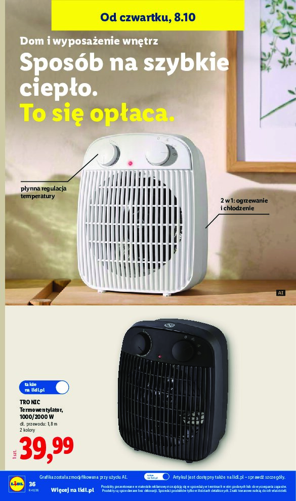 Gazetka Lidl 05/10/2026 – 10/10/2026 - gazetki promocyjne str. 46