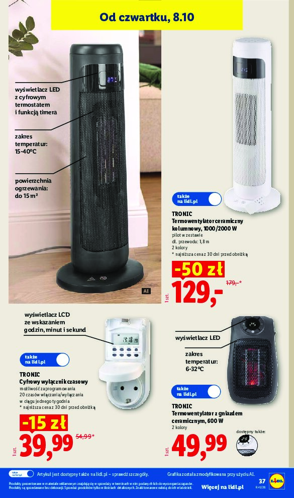 Gazetka Lidl 05/10/2026 – 10/10/2026 - gazetki promocyjne str. 47