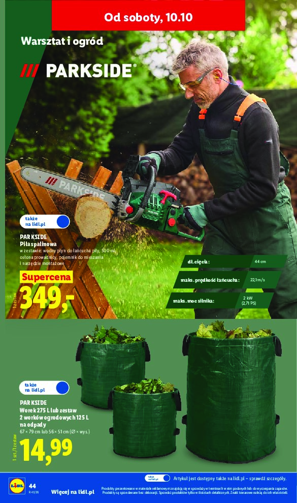 Gazetka Lidl 05/10/2026 – 10/10/2026 - gazetki promocyjne str. 54