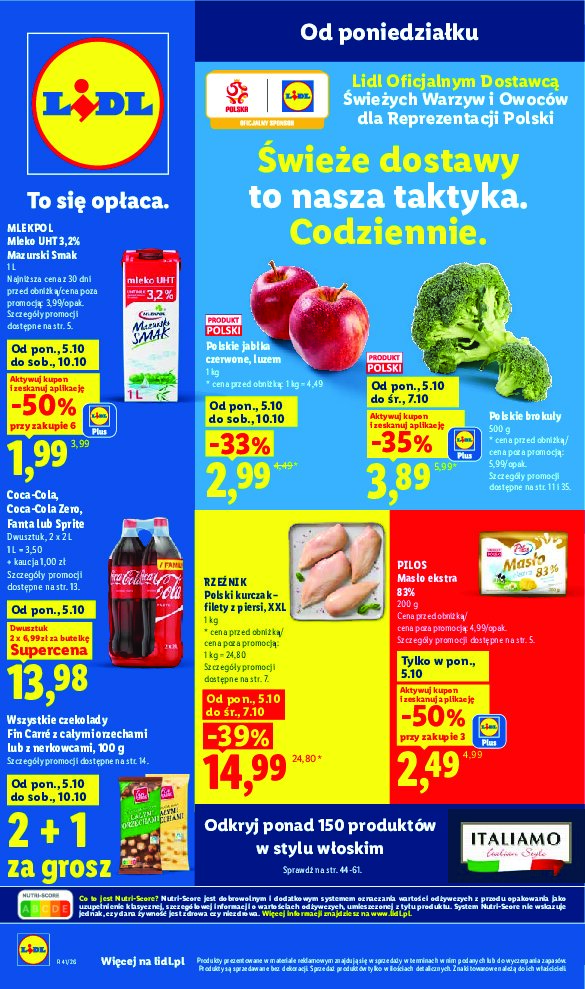Gazetka Lidl 05/10/2026 – 10/10/2026 - gazetki promocyjne str. 1