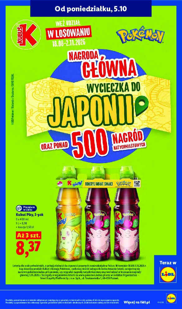 Gazetka Lidl 05/10/2026 – 10/10/2026 - gazetki promocyjne str. 73