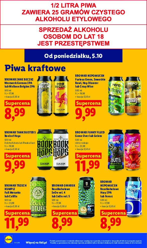 Gazetka Lidl 05/10/2026 – 10/10/2026 - gazetki promocyjne str. 76