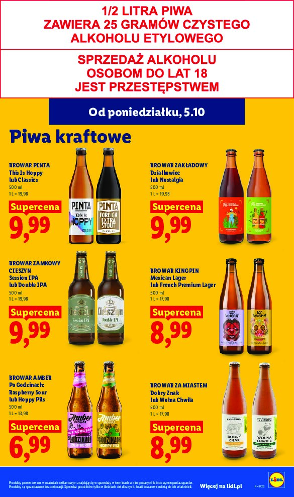 Gazetka Lidl 05/10/2026 – 10/10/2026 - gazetki promocyjne str. 77