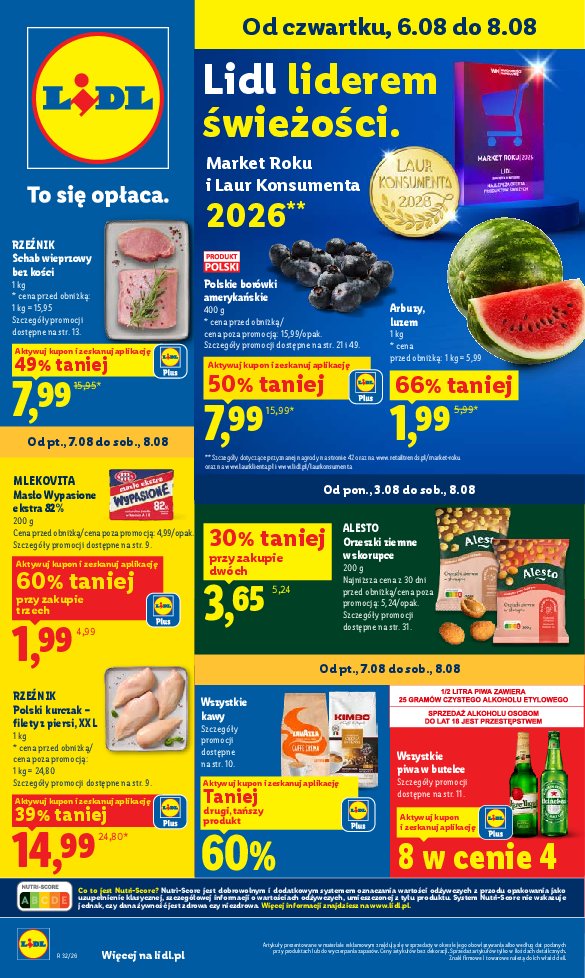 Gazetka Lidl 06/08/2026 – 08/08/2026 - strona 1