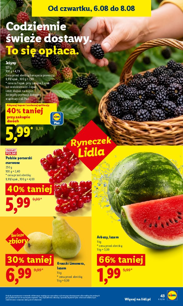 Gazetka Lidl 06/08/2026 – 08/08/2026 - strona 43