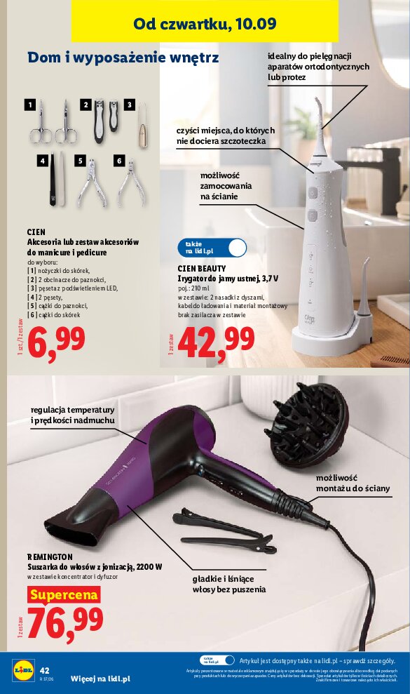 Gazetka Lidl 07/09/2026 – 12/09/2026 - gazetki promocyjne str. 48
