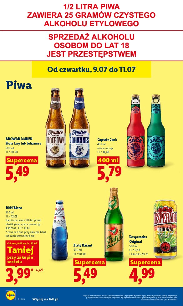 Gazetka Lidl 09/07/2026 – 11/07/2026 - strona 74