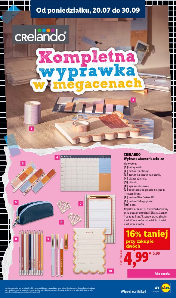 Gazetka Lidl 09/07/2026 – 15/09/2026 - gazetki promocyjne str. 43