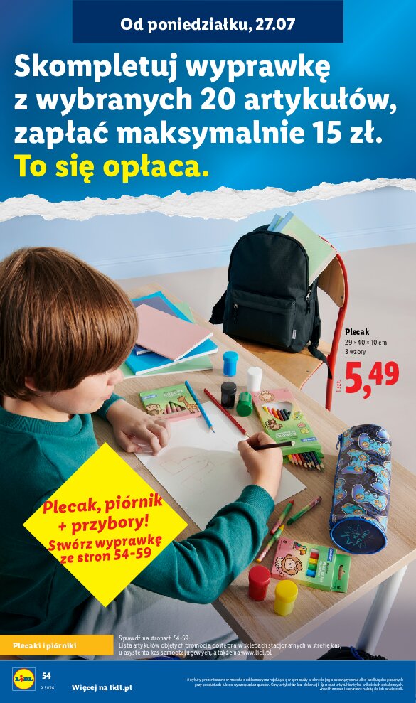Gazetka Lidl 09/07/2026 – 15/09/2026 - gazetki promocyjne str. 54