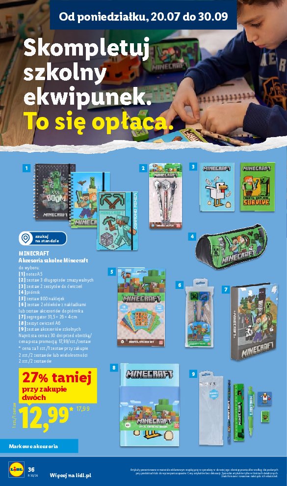 Gazetka Lidl 09/07/2026 – 31/08/2026 - strona 36
