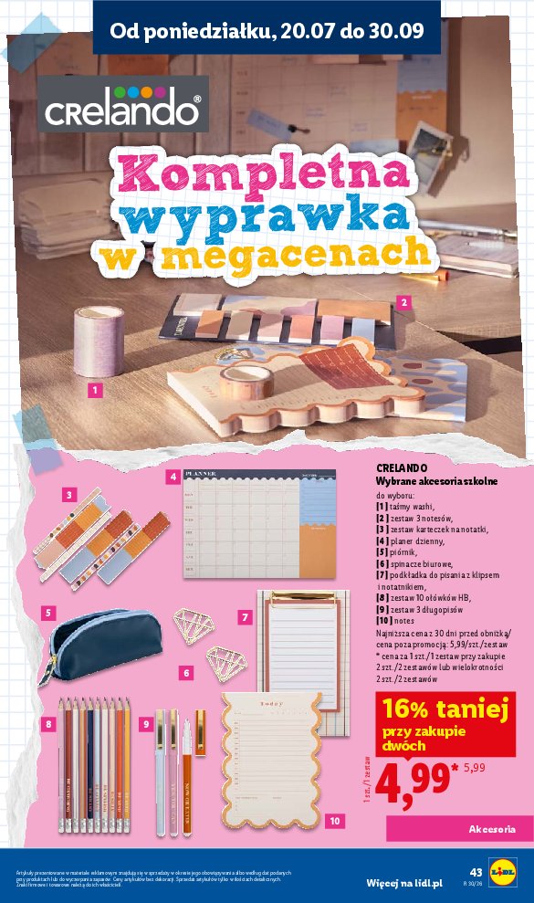 Gazetka Lidl 09/07/2026 – 31/08/2026 - strona 43