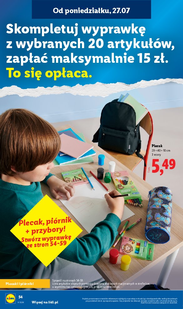 Gazetka Lidl 09/07/2026 – 31/08/2026 - strona 54