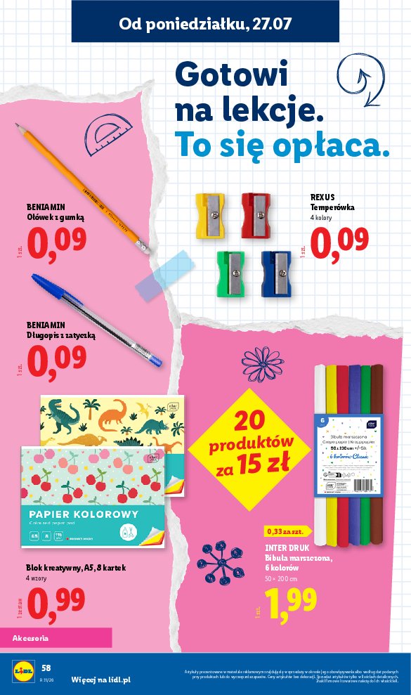 Gazetka Lidl 09/07/2026 – 31/08/2026 - strona 58