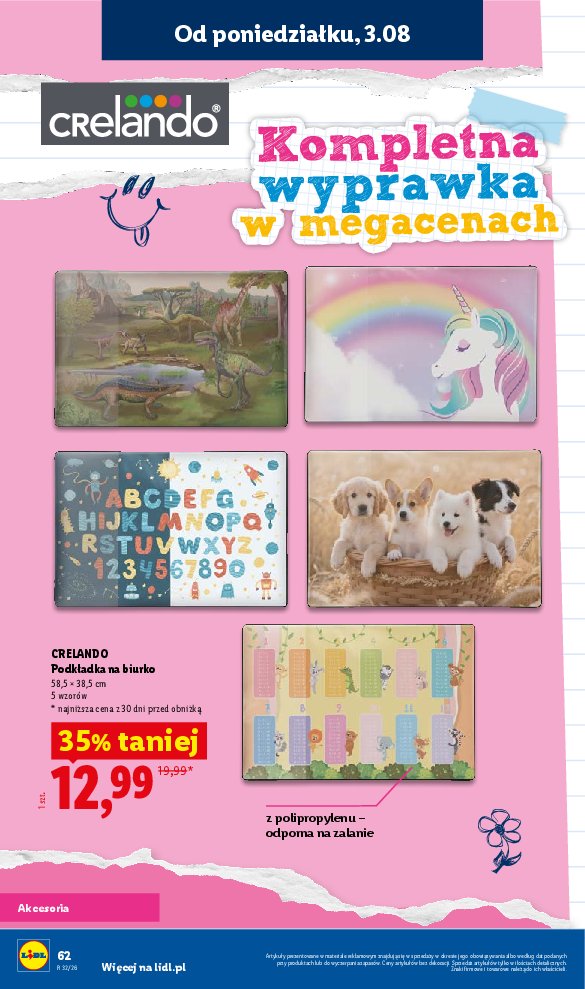 Gazetka Lidl 09/07/2026 – 31/08/2026 - strona 62
