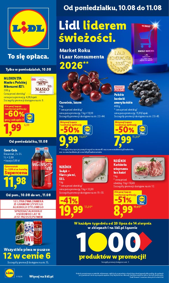 Gazetka Lidl 10/08/2026 – 11/08/2026 - strona 1